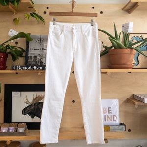 Mother NWT The Looker Crop Glass Slipper Jeans 26”